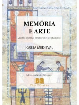 Capa do Caderno Ilustrado Memória e Arte - Igreja Medieval