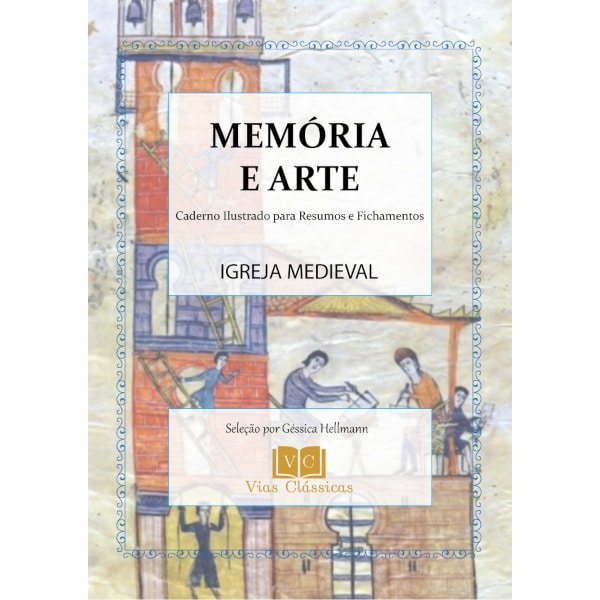 Capa do Caderno Ilustrado Memória e Arte - Igreja Medieval